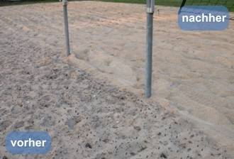 Sandpflege